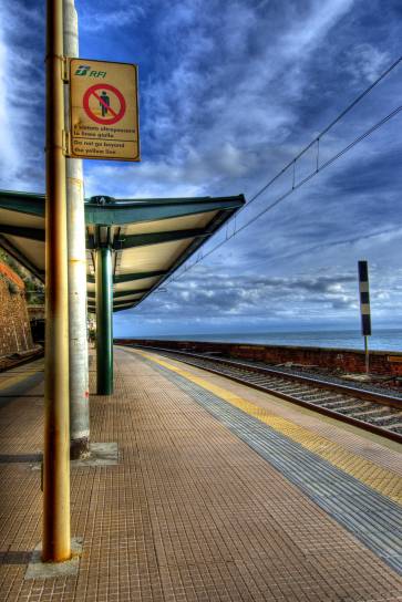 Train station- Cinque Terre, Italy